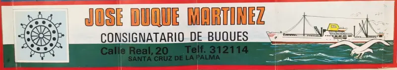Publicidad Guía de La Palma, 1972